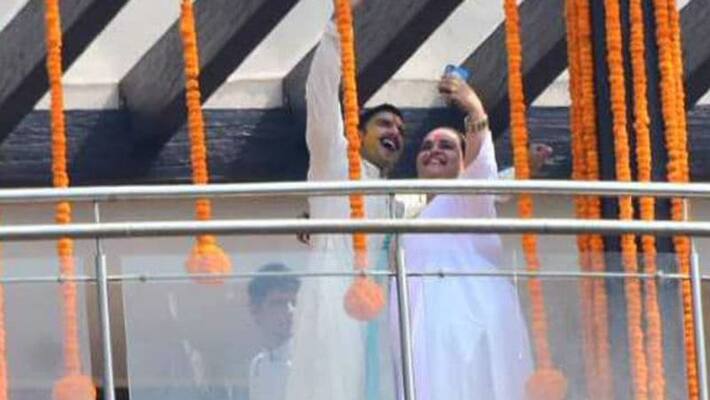 Ranveer Singh begins pre-wedding celebrations Ranveer Singh begins pre-wedding celebrations