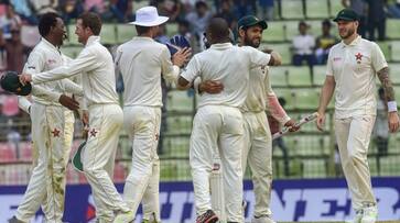 Zimbabwe, coached by Indian, thrash Bangladesh for first Test victory since 2013