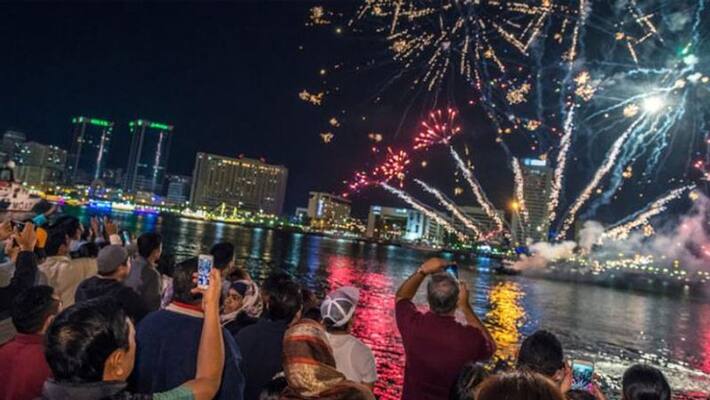 Dubai celebrates its first Diwali with Indian national anthem Dubai celebrates its first Diwali with Indian national anthem