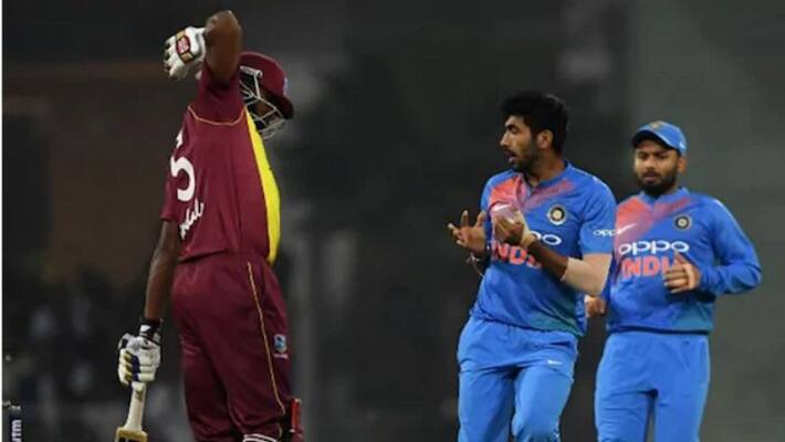 India vs West Indies Kieron Pollard Leave Jasprit Bumrah Furious India vs West Indies Kieron Pollard Leave Jasprit Bumrah Furious