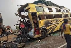 on yamuna expressway bus accident, 45 injured