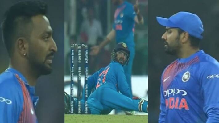 krunal pandya surprised rohit sharma and dinesh karthik by his bouncer krunal pandya surprised rohit sharma and dinesh karthik by his bouncer