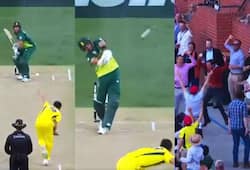 Watch: Aiden Markram smashes Mitchell Starc's 150kmph delivery for a massive 95-metre six