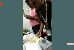 6.5 kg gold bars from seized from a person at Guwahati Airport