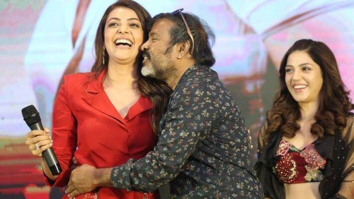 Chota kisses Kajal Aggarwal, clip goes viral Chota kisses Kajal Aggarwal, clip goes viral