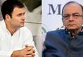 rahul gandhi falsehood failed politics rafale arun jaitley