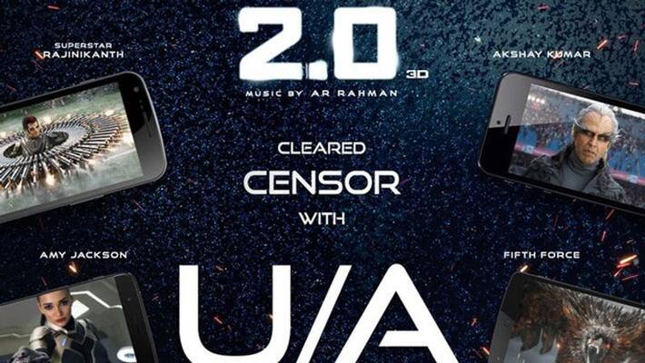 2.0 movie censored with U/A 2.0 movie censored with U/A