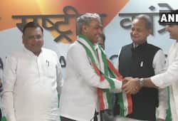 #Semifinals18 BJP Harish Meena joins Congress Rajasthan elections Dausa