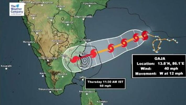 Gaja cyclone... heavy rain alert Gaja cyclone... heavy rain alert