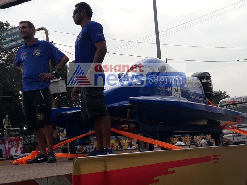 F1H2O Boats Parade Rally flag off by Dist. Collector, Commissioner of Police