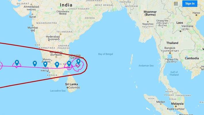 There may be continuous rainfall but no harms for northern Tamilnadu There may be continuous rainfall but no harms for northern Tamilnadu