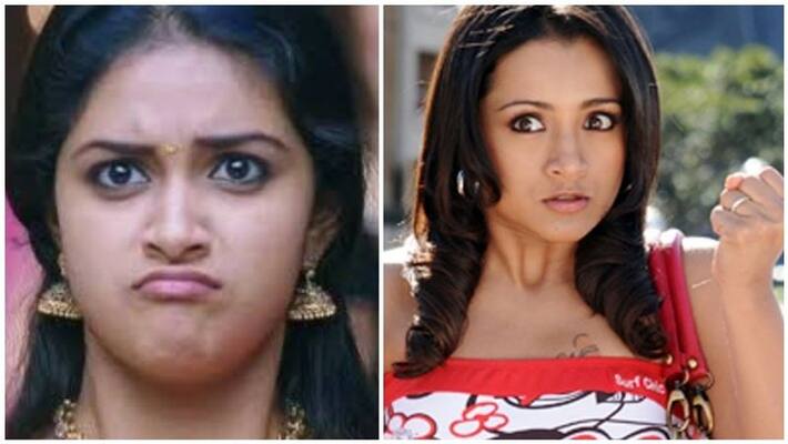 keerthi suresh, thamanna and thirusha collage news keerthi suresh, thamanna and thirusha collage news