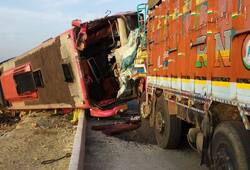 Bus-truck collision claims 6 lives leaving 10 injured in Karnataka