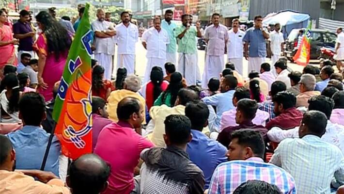 bjp to block cm and ministers in road bjp to block cm and ministers in road