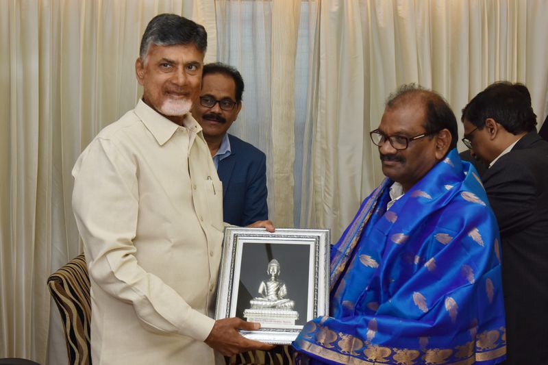Chandrababu Facilitates A.P. High court judges Amaravati