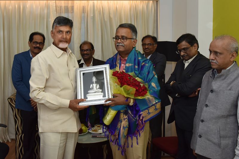 Chandrababu Facilitates A.P. High court judges Amaravati