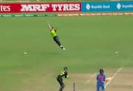 Watch: Tayla Vlaeminck's stunning one-handed catch dismisses Veda Krishnamurthy in Women's World T20