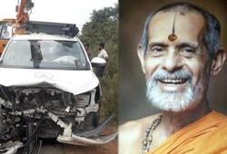 Pejawara seer accident elderly couple die escort vehicle Chikkaballapur