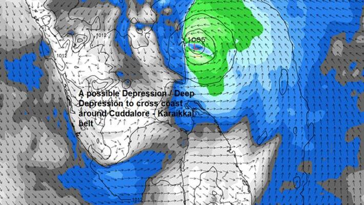 Northern Tamilnadu soon red alert Northern Tamilnadu soon red alert