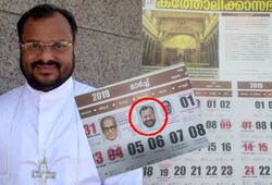 Image of Franco Mulakkal in calendar protest against Thrissur diocese  Catholic Church