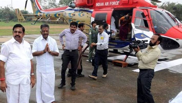 Gaja Cyclone...delta affected...CM Palanisamy inspect Gaja Cyclone...delta affected...CM Palanisamy inspect
