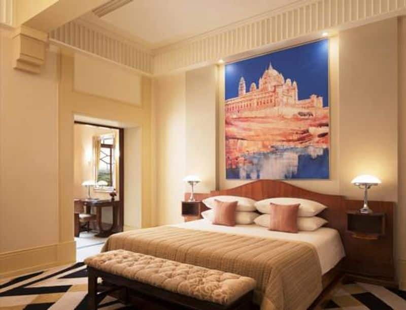 Spending a night in one of the 64 art deco-style rooms in the palace costs between Rs 43,000 and Rs 228,100, plus taxes.