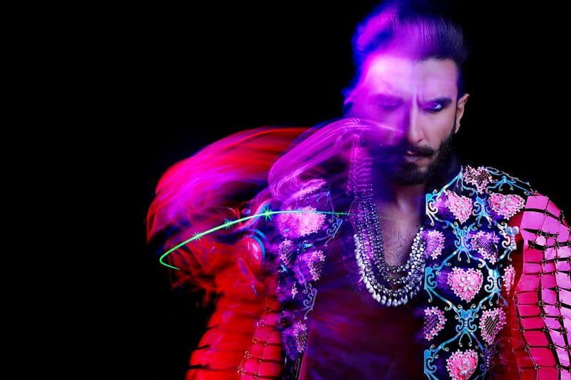 Ranveer Singh brought truckloads of quirk for the wedding dinner hosted by his sister in a Manish Arora outfit.