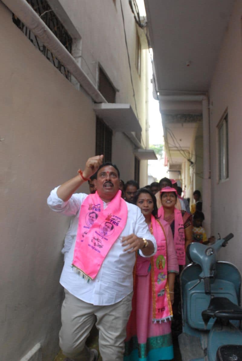kharathabad trs candate danam nagender took the election campaign