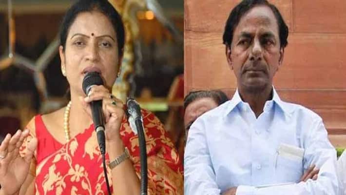 Bjp leader d.k.aruna slams telangana cm kcr Bjp leader d.k.aruna slams telangana cm kcr