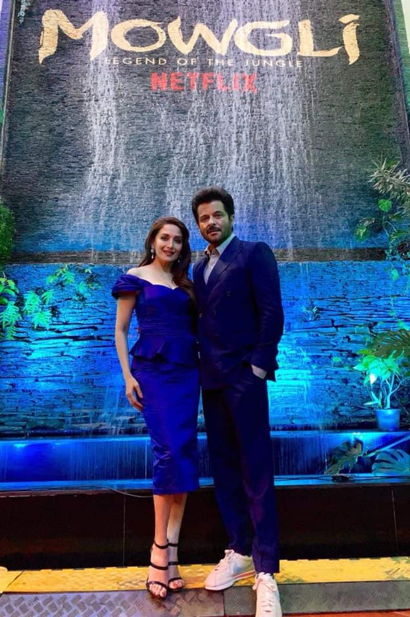 Madhuri Dixit and Anil Kapoor took to their social media handles to term their matching outfits as a 'happy coincidence'.