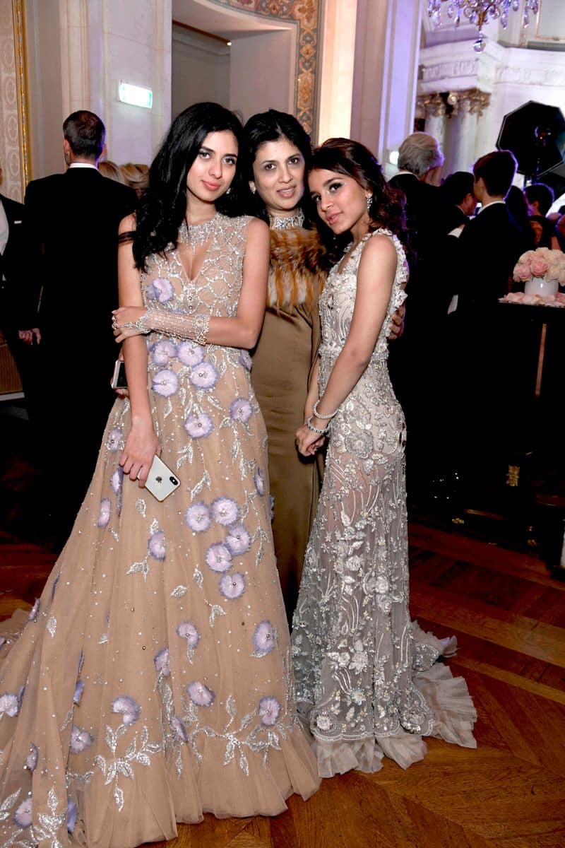 Debutantes Shloka Birla and Aria Mehta with the woman behind their jewellery, Payal Mehta