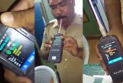 Alcohol meter goes up consuming plums viral video telugu