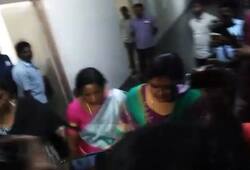Woman executive engineer assistant arrested Salem bribe Kalaivani video