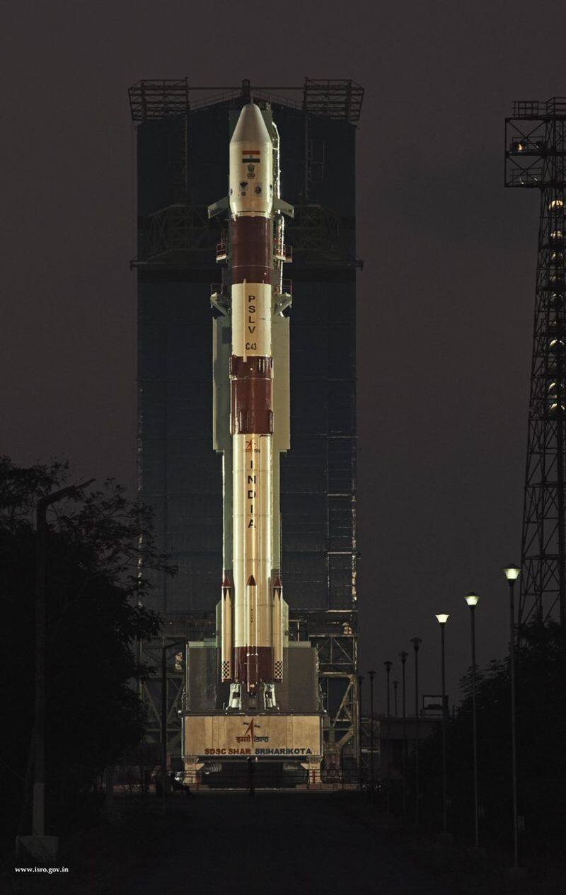 PSLV is a four-stage launch vehicle with alternating solid and liquid stages.  PSLV-C43, which is the 45th flight of the Polar Satellite Launch Vehicle (PSLV), is the 'Core Alone' version of PSLV. It is the lightest version of the launch vehicle.