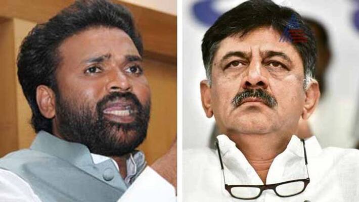 Congress minister DK Shivakumar and BJP MLA Sriramulu face in Telangana polls Congress minister DK Shivakumar and BJP MLA Sriramulu face in Telangana polls