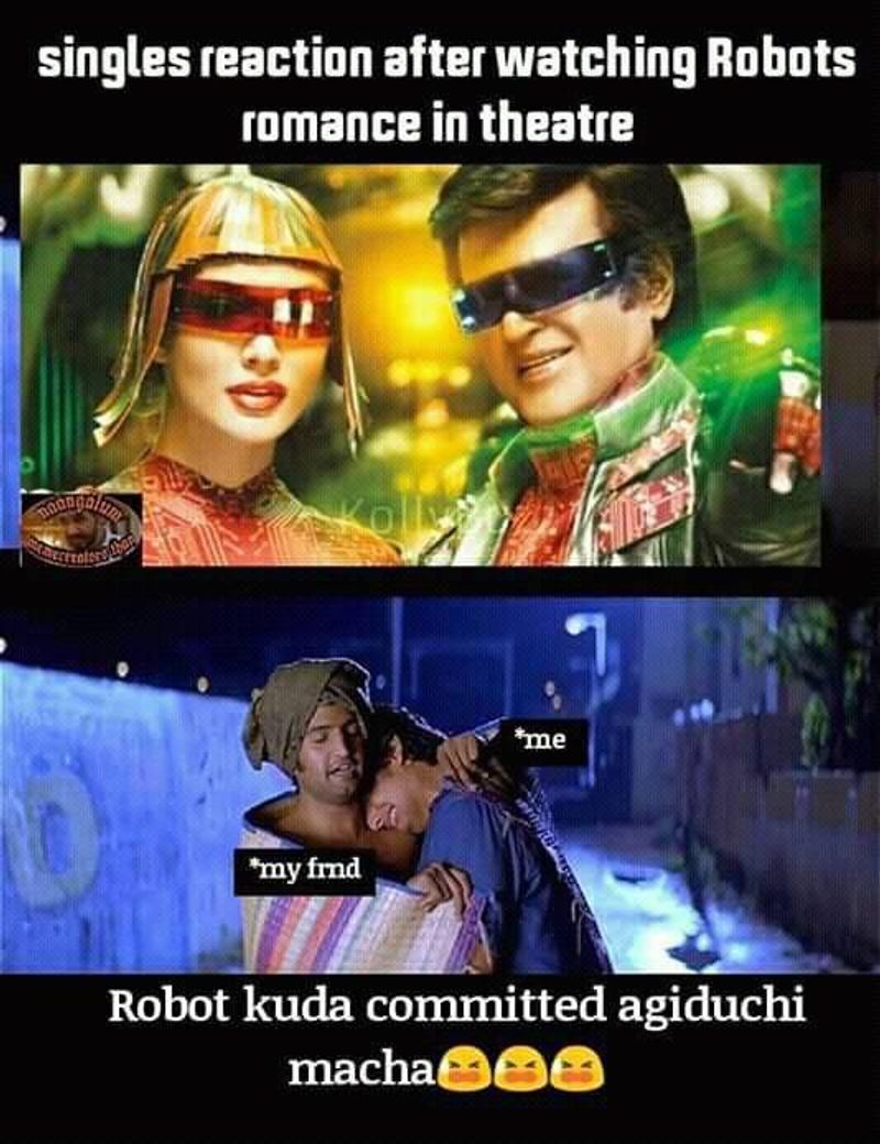 Atlee and 2 point o movie meme