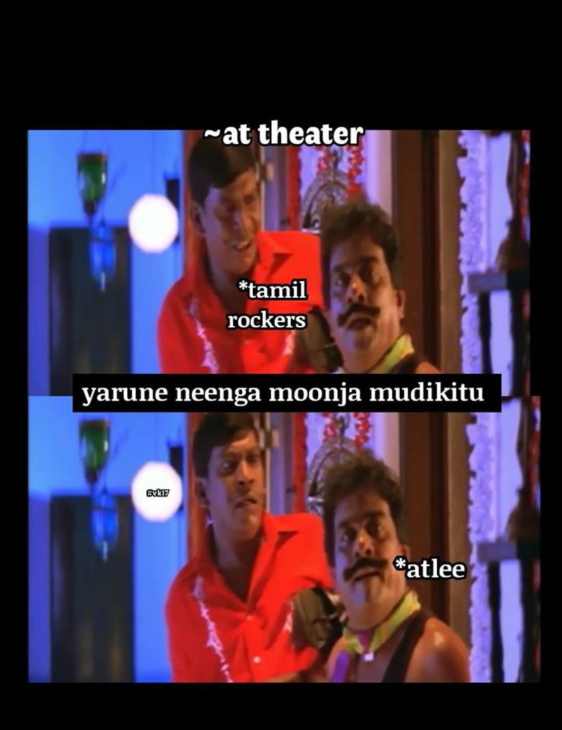 Atlee and 2 point o movie meme