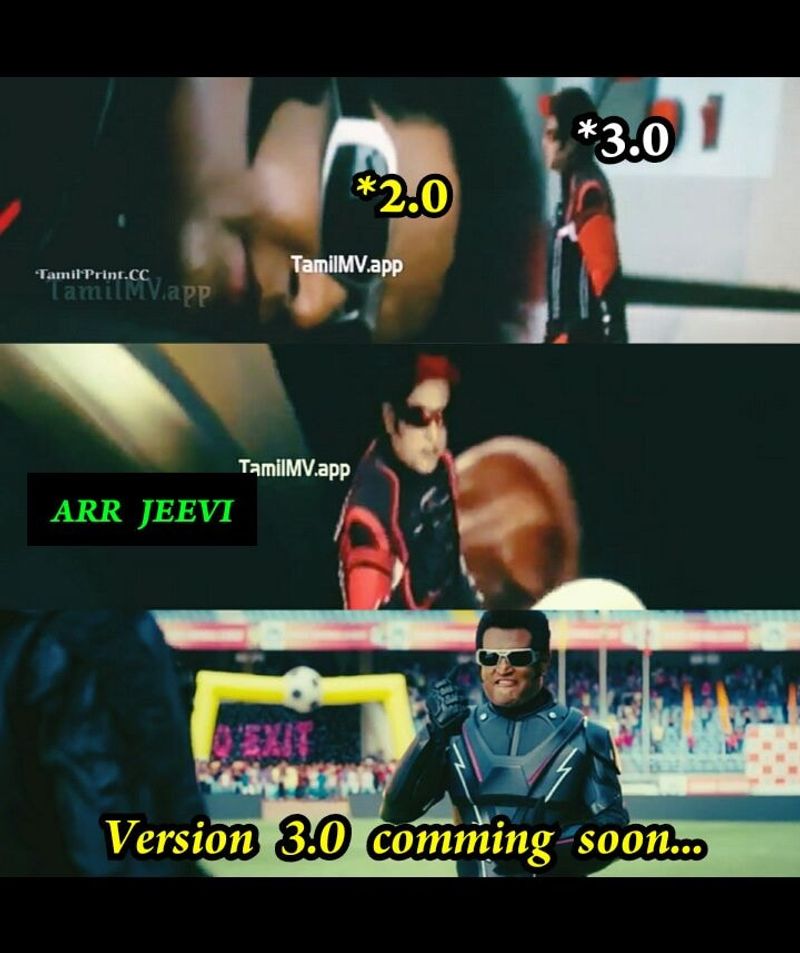 Atlee and 2 point o movie meme