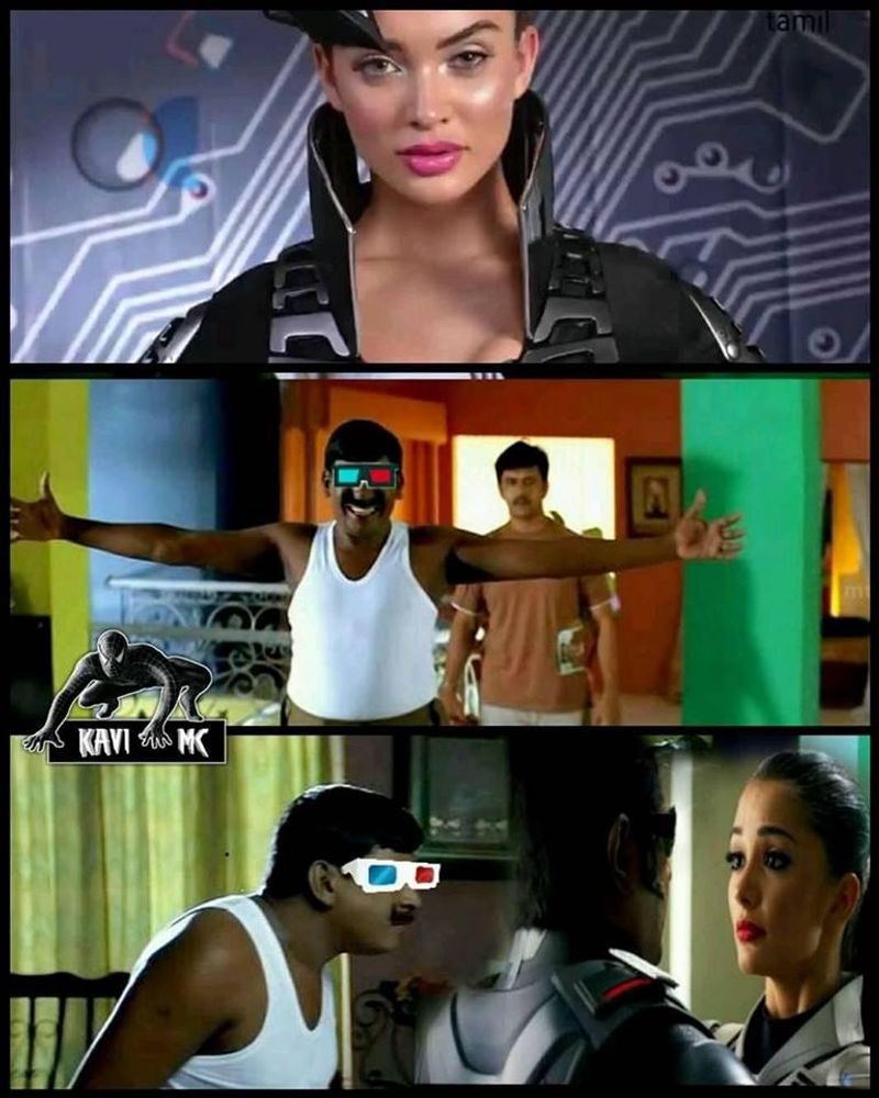 Atlee and 2 point o movie meme
