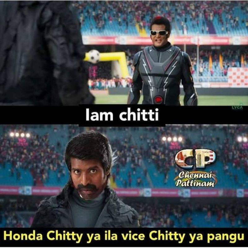 Atlee and 2 point o movie meme