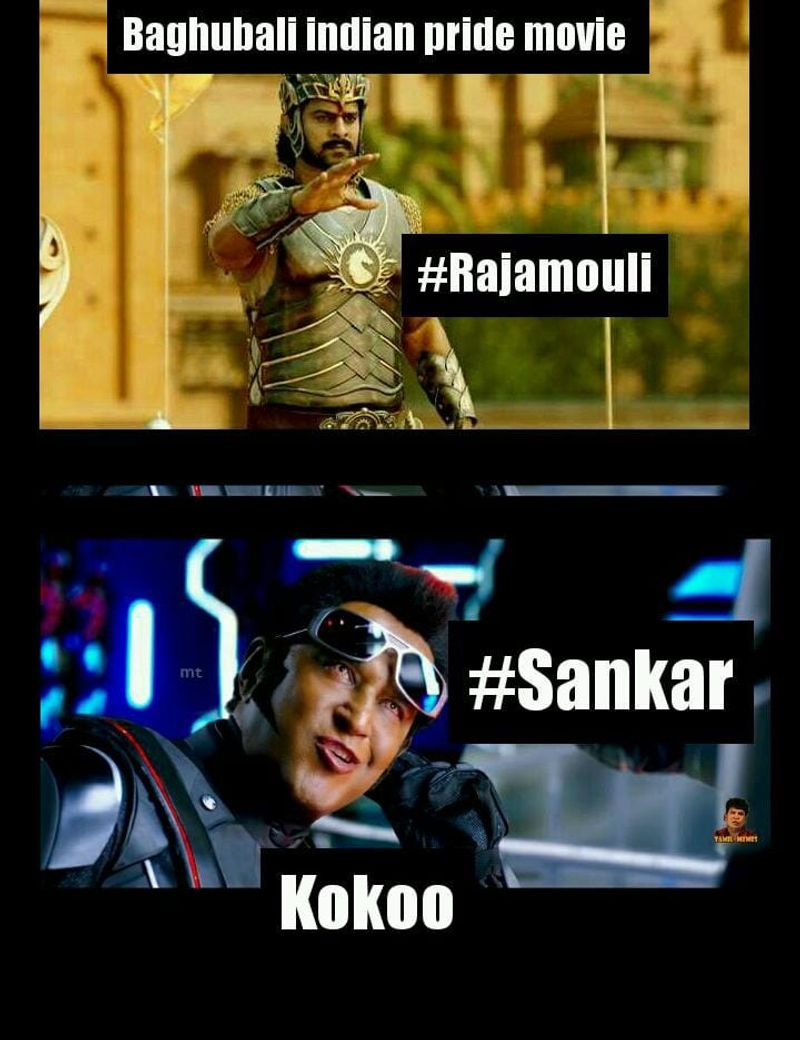 Atlee and 2 point o movie meme