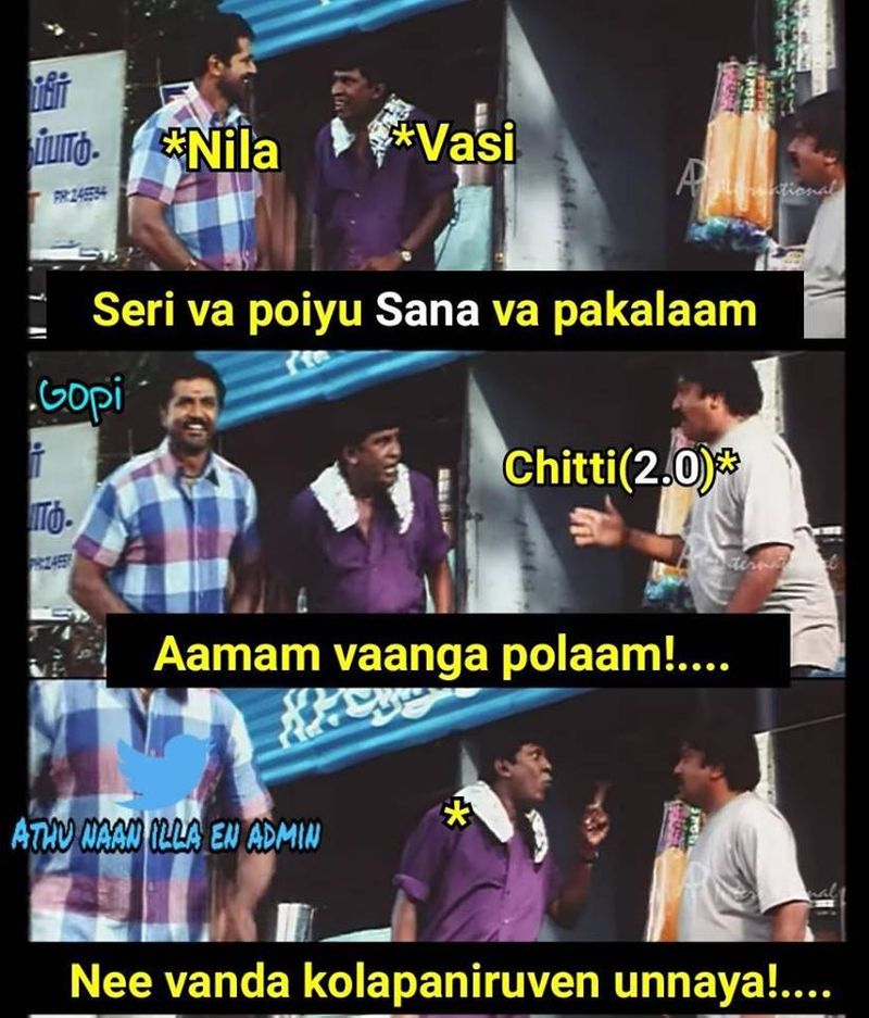 Atlee and 2 point o movie meme
