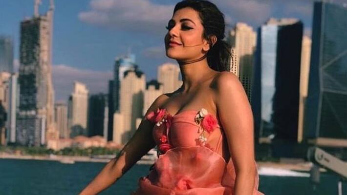 Kajal Aggarwal Romance with Kamal hassan Kajal Aggarwal Romance with Kamal hassan