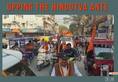 Ram Mandir Saffron brigade bike rally Delhi shankh naad Vishwa Hindu Parishad