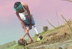 Physically disabled man refuses to take govt's compensation; takes up farming