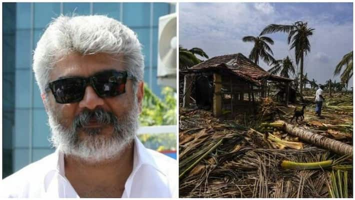 gaja cyclone affected ajith give 5 cores money gaja cyclone affected ajith give 5 cores money