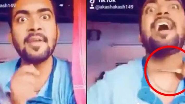 TiK Tok...musically boy cut his neck TiK Tok...musically boy cut his neck