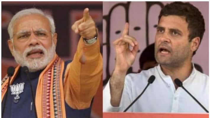 Narendra Modi and Rahul Gandhi locked horns over Bharat matha ki jay Narendra Modi and Rahul Gandhi locked horns over Bharat matha ki jay