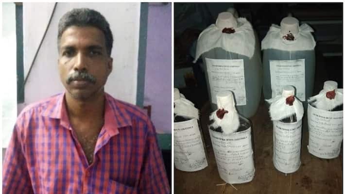 one person arrested with 20 liter of hooch one person arrested with 20 liter of hooch