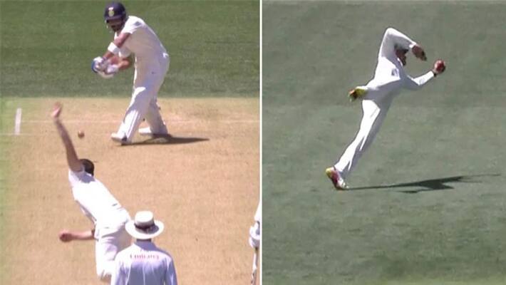 ind vs ausis 2018 watch Khawaja stunning catch out kohli ind vs ausis 2018 watch Khawaja stunning catch out kohli